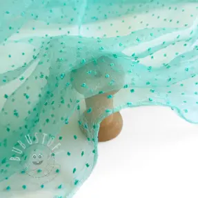 Feintüll DOTS mint
