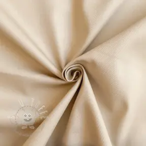 Baumwollstoff TWILL Mango pebble