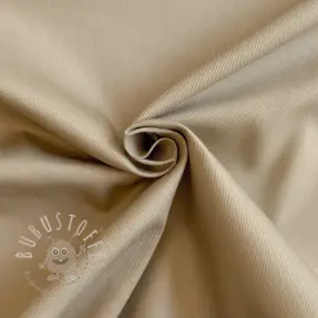 Baumwollstoff TWILL Mango light sand