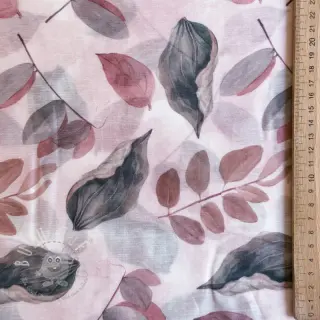 Lyocell mit Leinen und Seide Retro Flowers design B