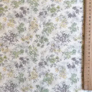 Lyocell mit Leinen und Seide Retro Flowers design D