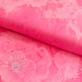 Viskosestoff Marble marmor fuchsia