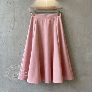 Baumwollstoff TWILL Mango olive pink