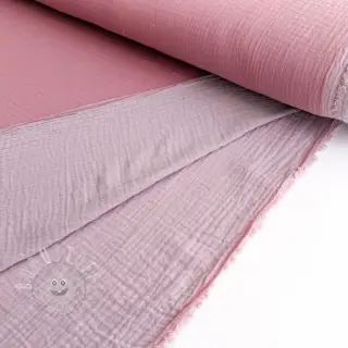 Double gauze/musselin DOUBLE FACE lilac
