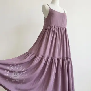 Viskosestoff leinen BUBBLY lavender