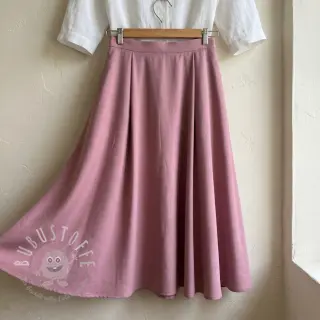 Viskosestoff leinen BUBBLY old pink