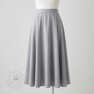 Viskosestoff leinen BUBBLY light grey