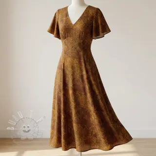 Viskosestoff RAYON POPLIN Flow design C