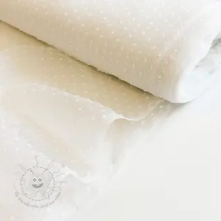 Feintüll DOTS off white