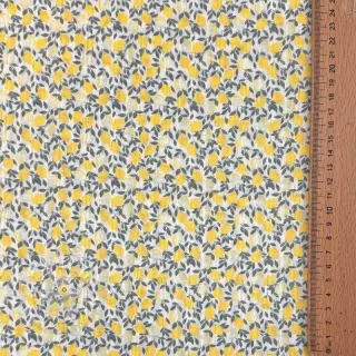 Baumwollstoff DOBBY Lemons digital print