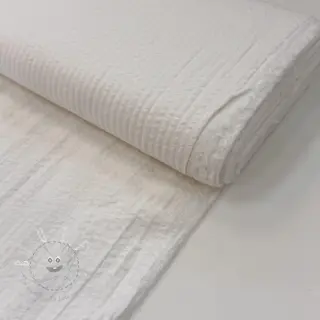 Baumwollstoff BUBBLE ecru