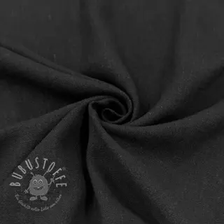 Viskosestoff leinen WASHED black