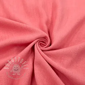 Viskosestoff leinen WASHED coral
