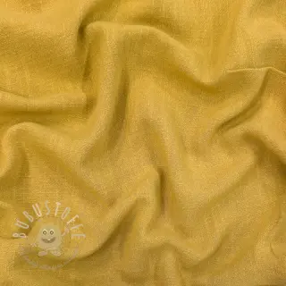 Viskosestoff leinen WASHED ochre