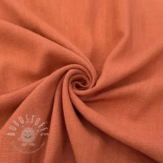 Viskosestoff leinen WASHED terracotta