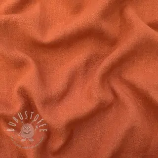 Viskosestoff leinen WASHED terracotta
