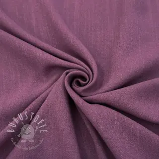 Viskosestoff leinen WASHED mauve
