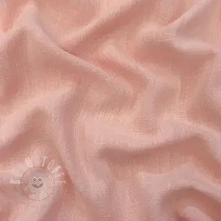 Viskosestoff leinen WASHED salmon