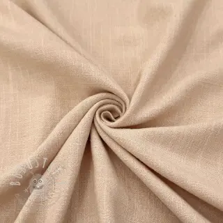 Viskosestoff leinen WASHED beige