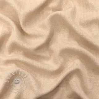 Viskosestoff leinen WASHED beige