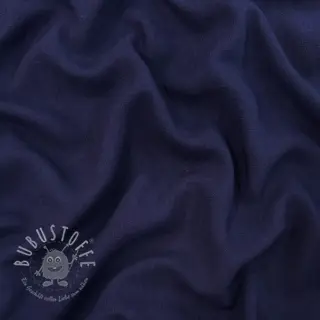 Viskosestoff leinen WASHED navy