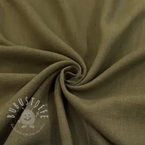 Viskosestoff leinen WASHED olive