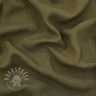 Viskosestoff leinen WASHED olive
