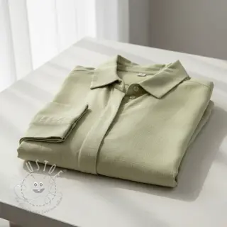 Viskosestoff leinen WASHED light lime