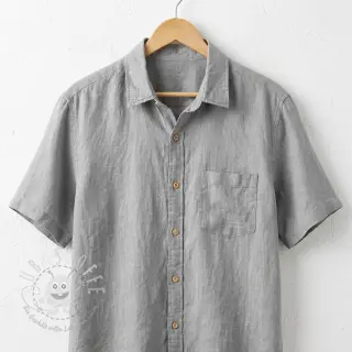 Viskosestoff leinen WASHED grey