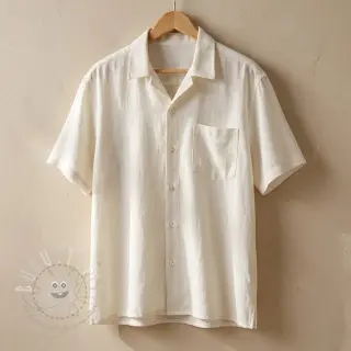 Viskosestoff leinen WASHED ecru