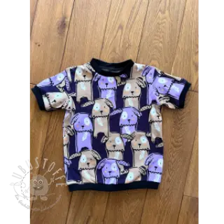 Jersey Funny dogs dark purple
