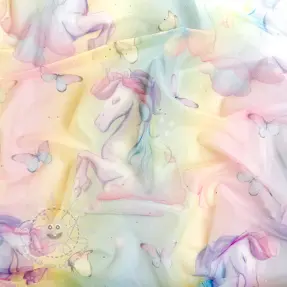 Feintüll Glitter unicorn