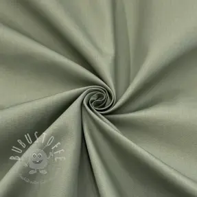Baumwollstoff popeline UNI old green