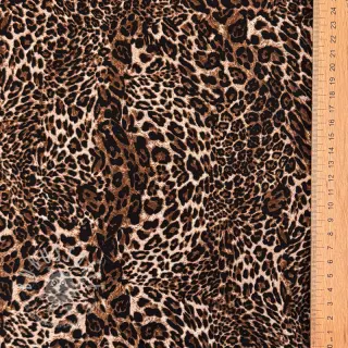 Viskosestoff RADIANCE Skinny brown digital print