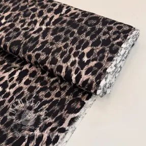 Viskosestoff RADIANCE Wild skin grey digital print