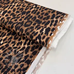 Viskosestoff RADIANCE Wild skin brown digital print