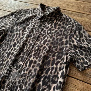 Viskosestoff RADIANCE Wild skin grey digital print