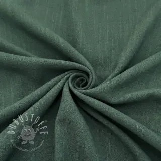 Viskosestoff leinen WASHED dark green