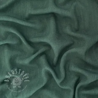 Viskosestoff leinen WASHED dark green