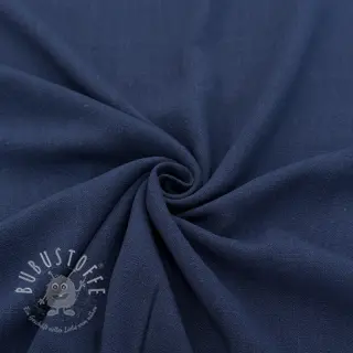 Viskosestoff leinen WASHED marine