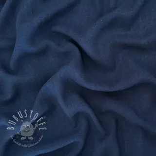 Viskosestoff leinen WASHED marine