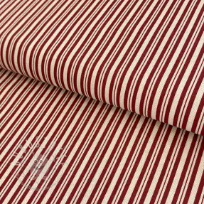 Dekostoff Linenlook Classic Stripe Scene
