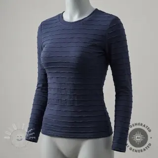 Jersey RUFFLES navy