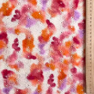 Baumwollstoff EMBROIDERY Paint brush design A