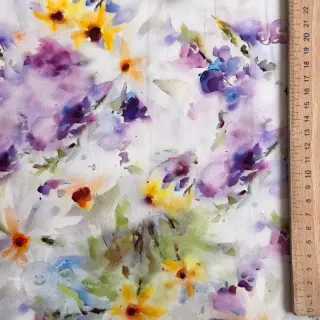Baumwollstoff SATIN STRETCH Corn flowers