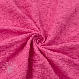 Baumwollstoff SMOGGED EMBROIDERY fuchsia