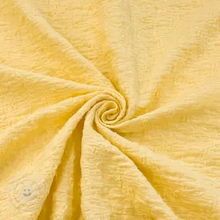 Baumwollstoff SMOGGED EMBROIDERY yellow
