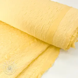 Baumwollstoff SMOGGED EMBROIDERY yellow