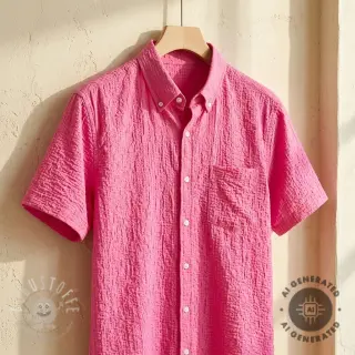 Baumwollstoff SMOGGED EMBROIDERY fuchsia