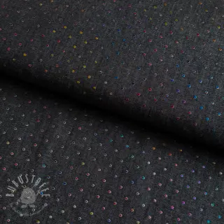 JEANS DENIM 3,8 OZ Drops Metallic black